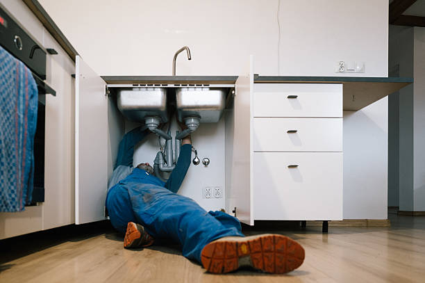 Professional Plumbing technician working in New Berlin, WI